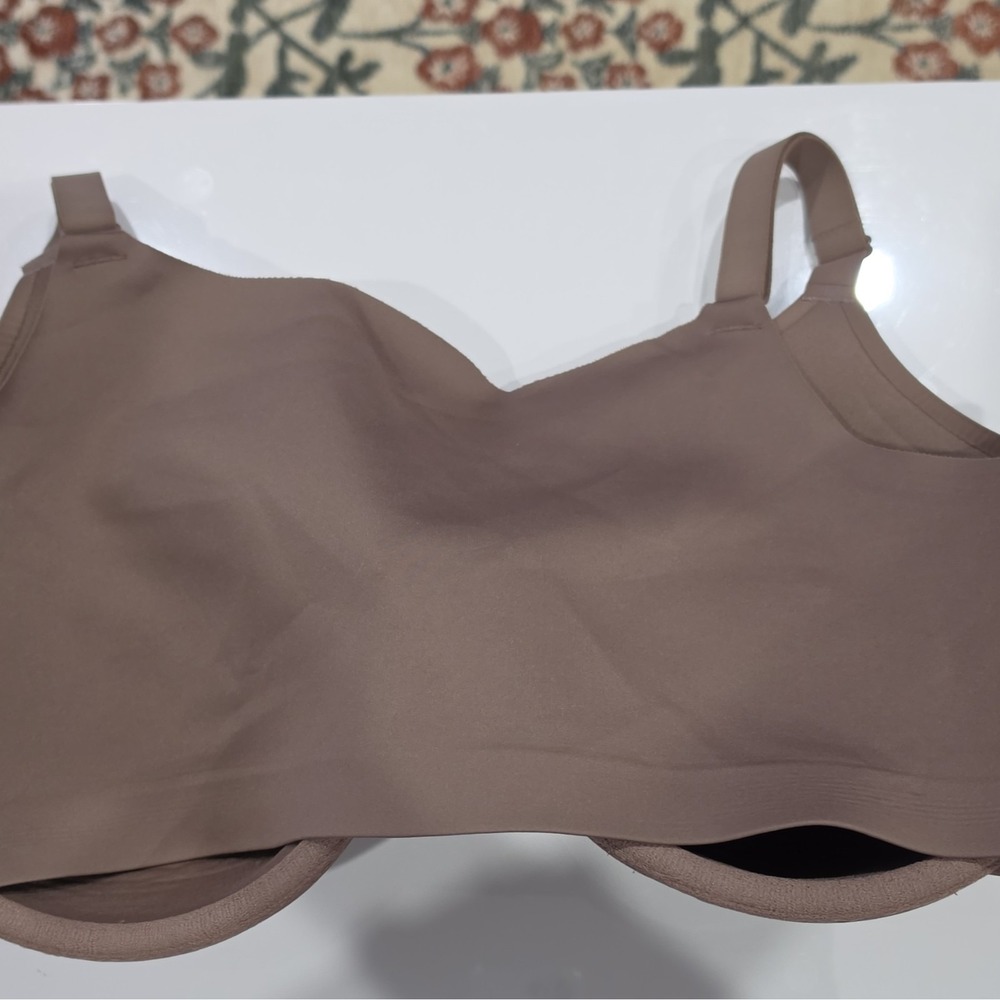 Cacique Brown Front Closure Lightly Lined Full Coverage Underwire Bra 42DDD - Picture 5 of 7
